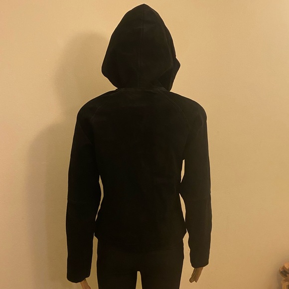 Wilsons The Leather Experts Maxima Hooded Leather Jacket - Picture 3 of 6
